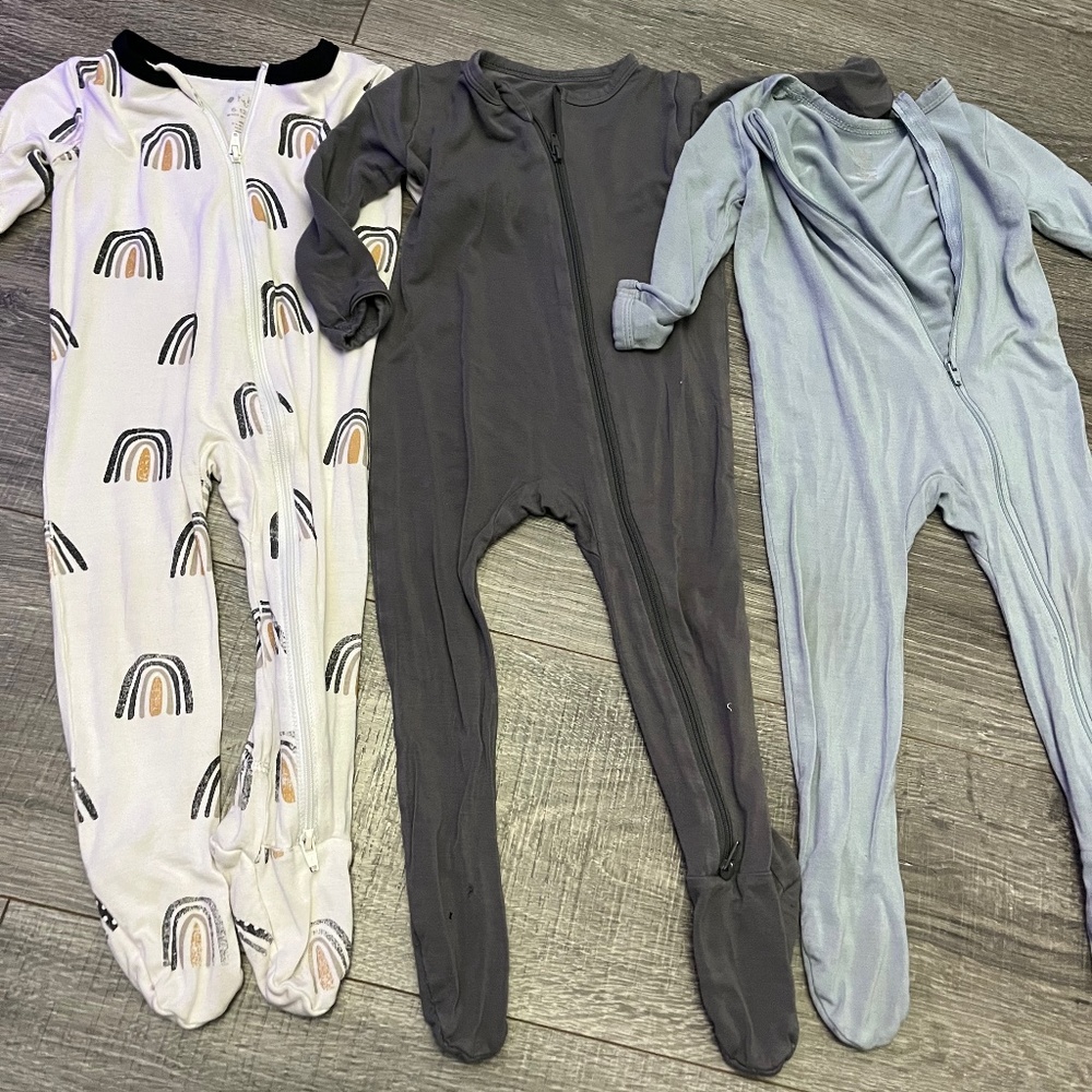 Set of 3 kyte baby footies